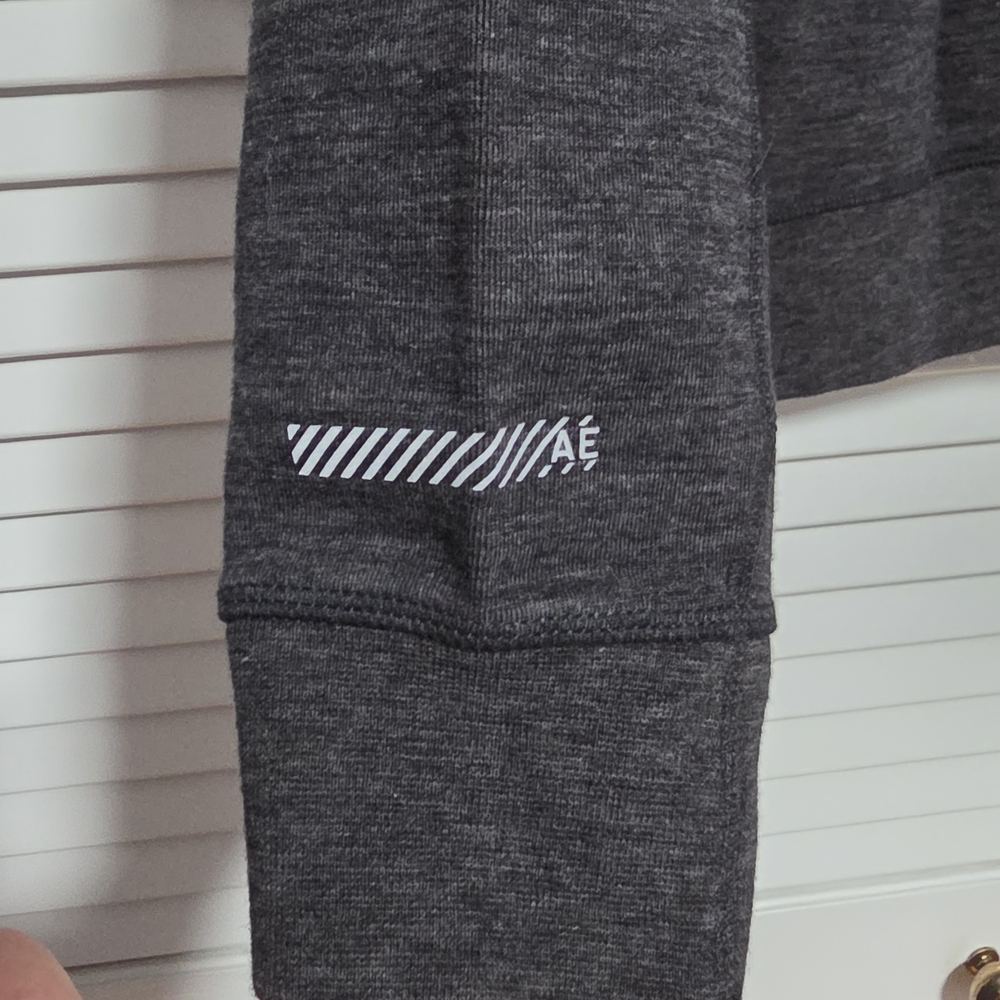 American Eagle Active Flex Charcoal Hoodie. Nwt - Picture 7 of 7